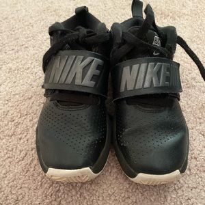 Little boy black Nikes